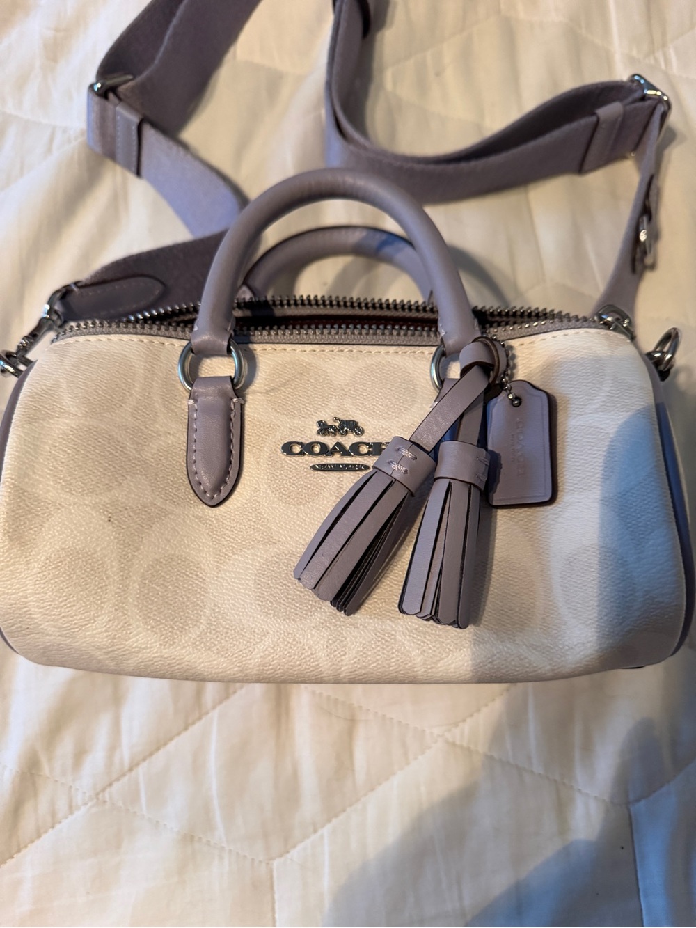 Coach Lacey Mini Crossbody Satchel in Signature Canvas
